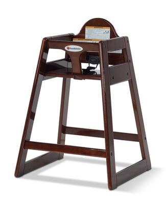 Children's Wooden High Chair Antique Cherry